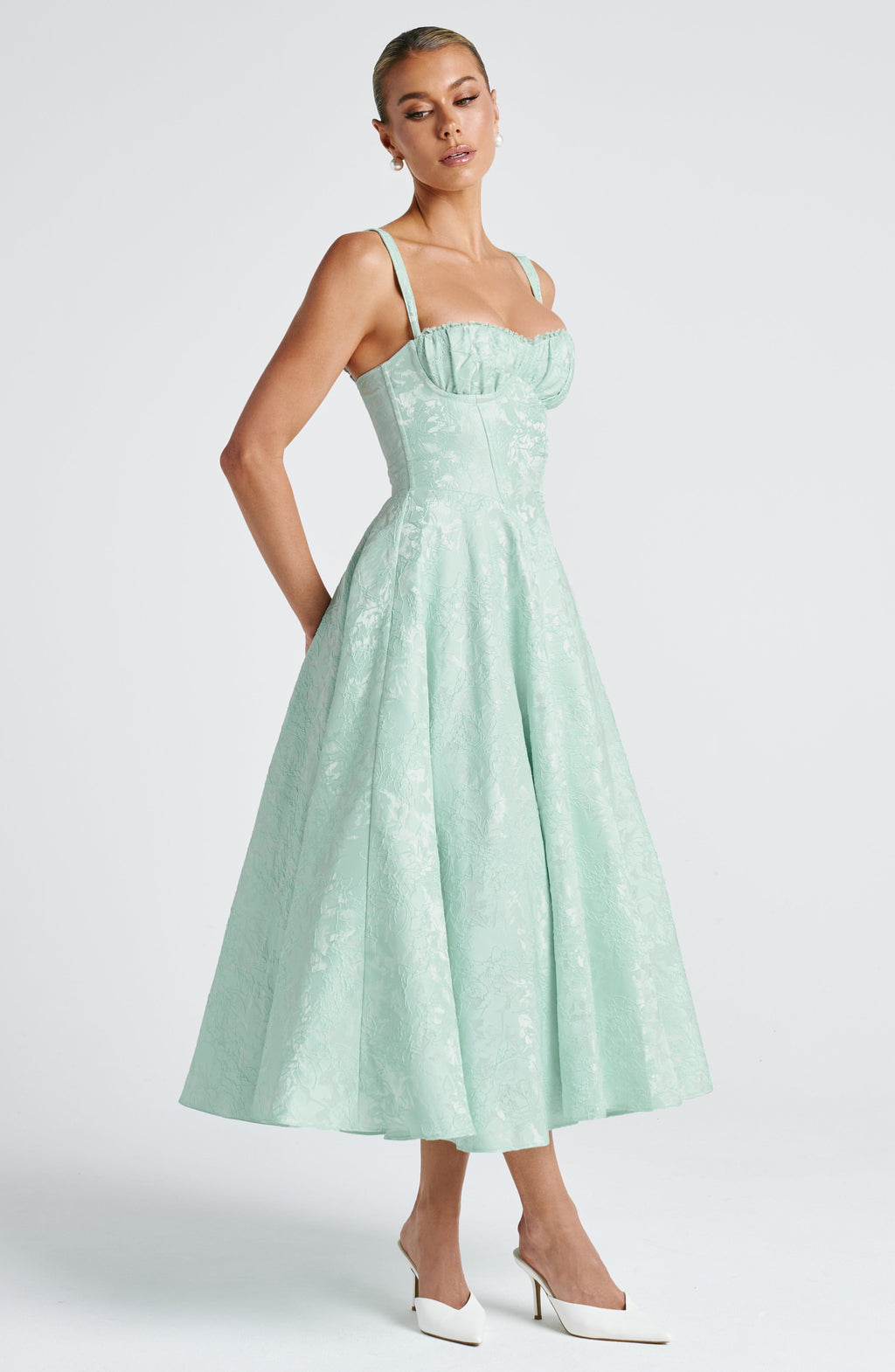 Amity Midi Dress - Mint