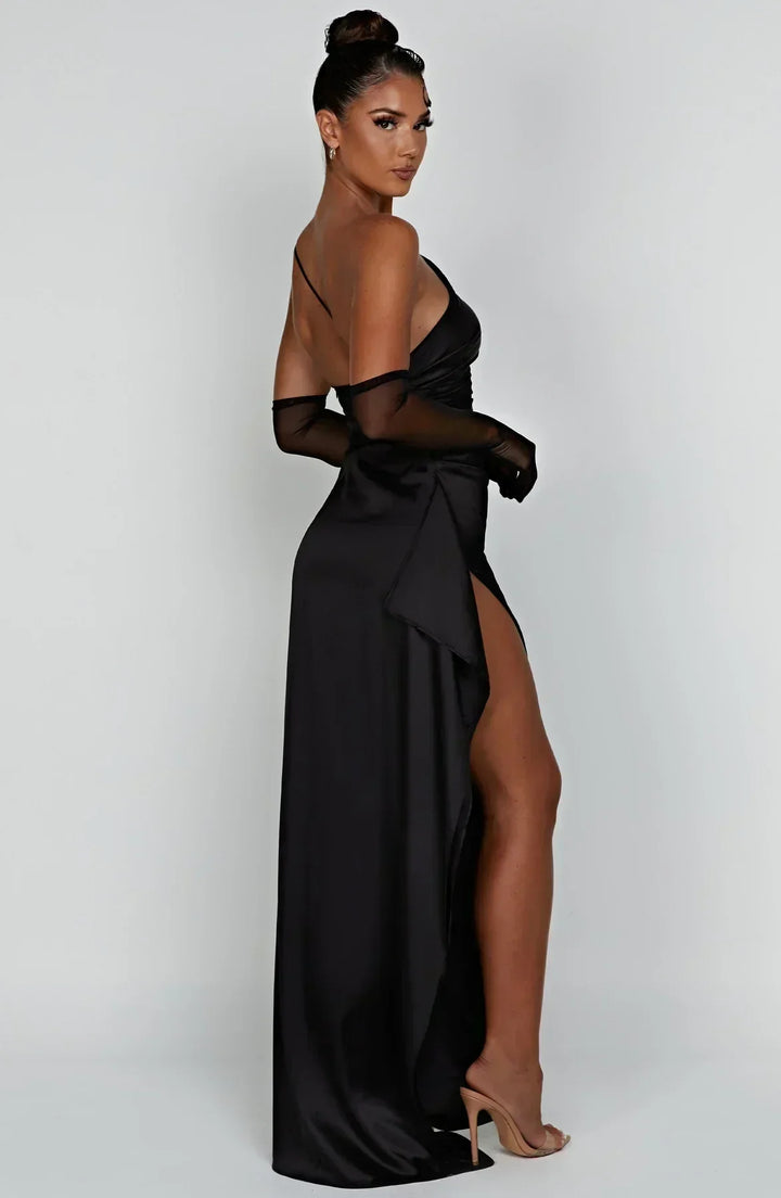 Delphi | Robe en Satin Drapé