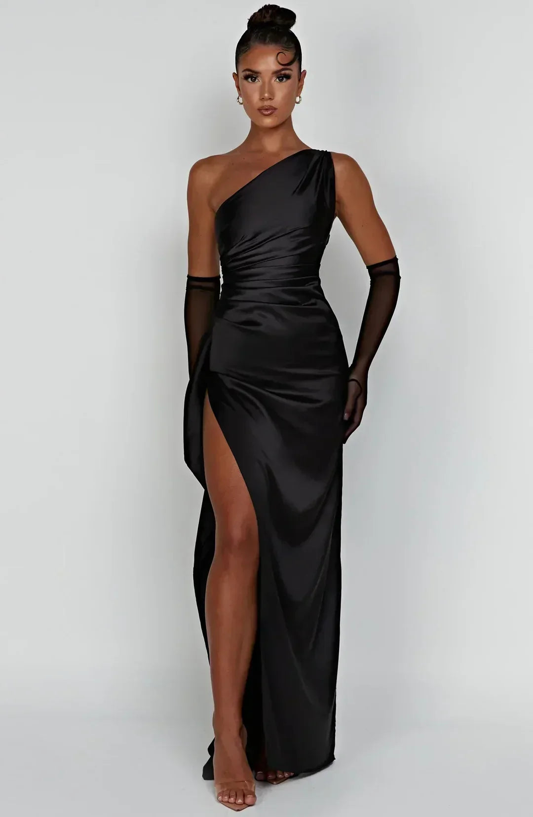 Delphi | Robe en Satin Drapé