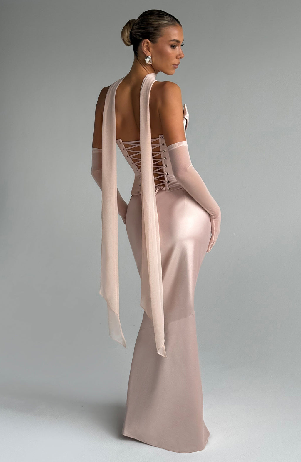 Bernadette Maxi Skirt - Soft Peach