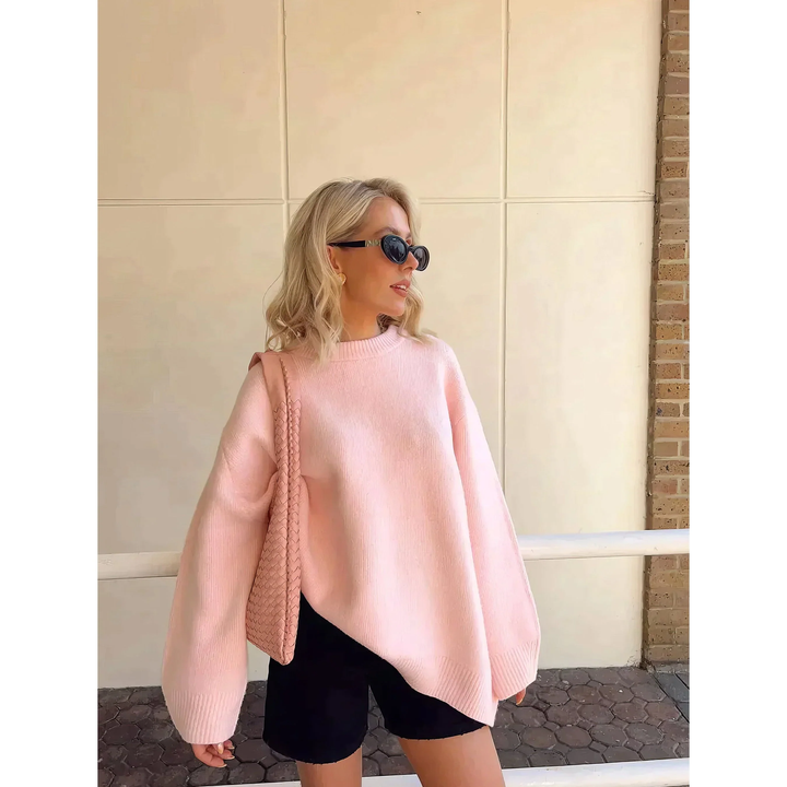 Heledd | Pink Oversized Sweater