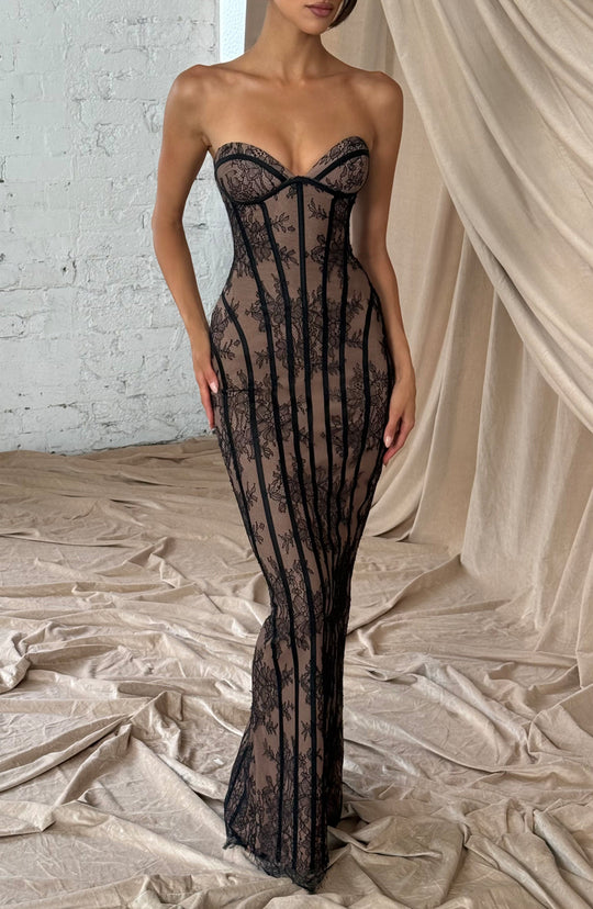Sian Maxi Dress - Black