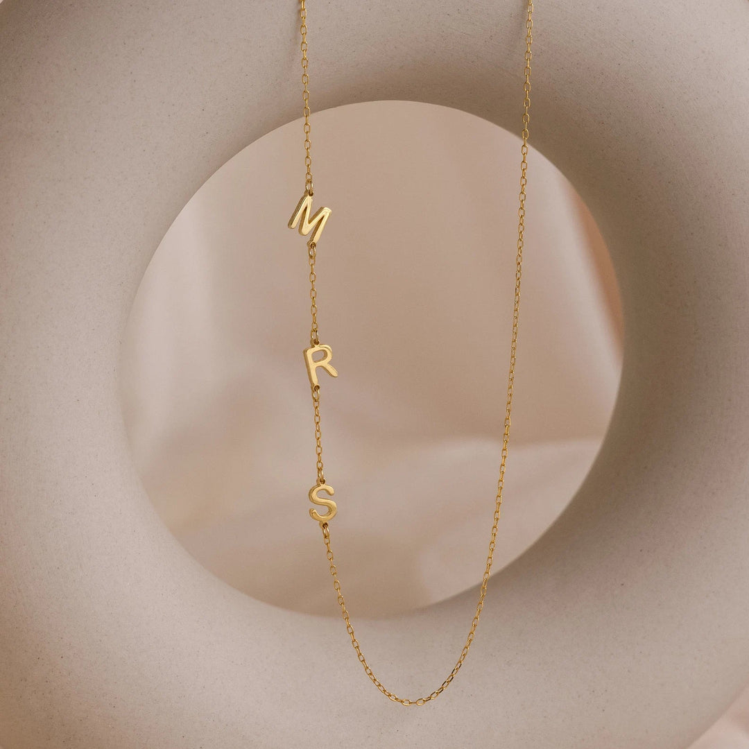 INTERTWINED INITIALS  - NECKLACE