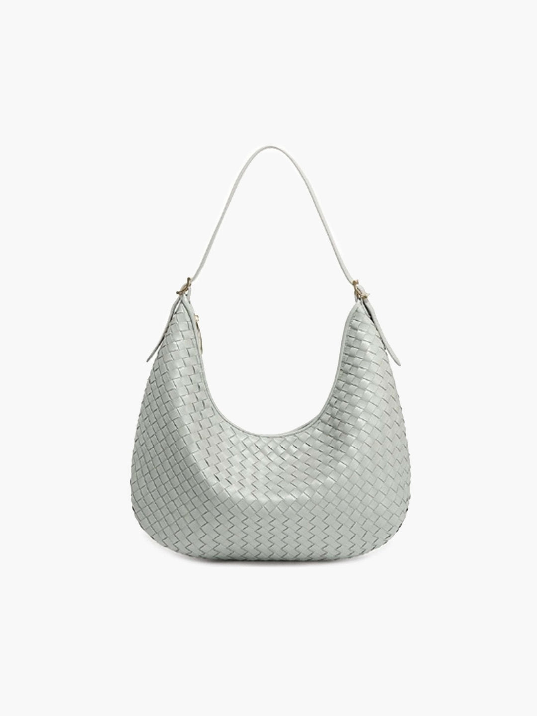 Araminta | Woven Leather Hobo Bag