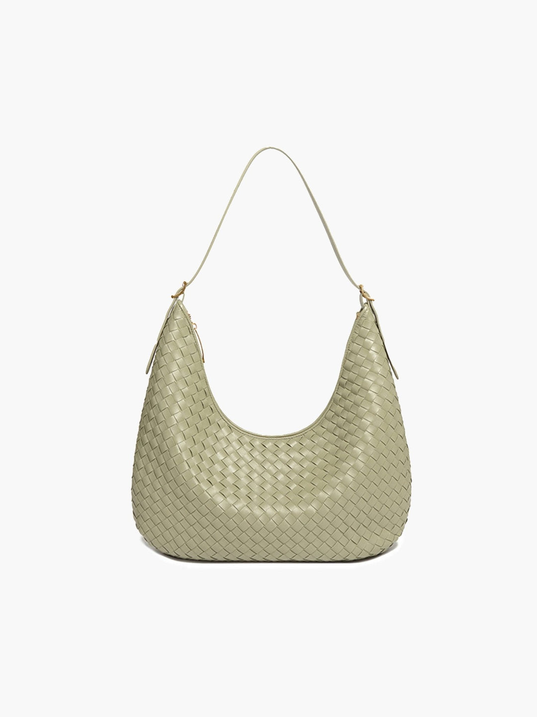 Araminta | Woven Leather Hobo Bag