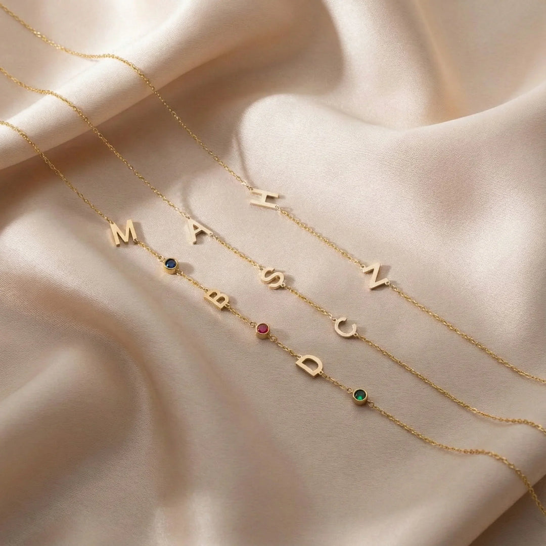 BIRTHSTONES  - NECKLACE