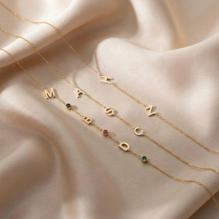 BIRTHSTONES  - NECKLACE