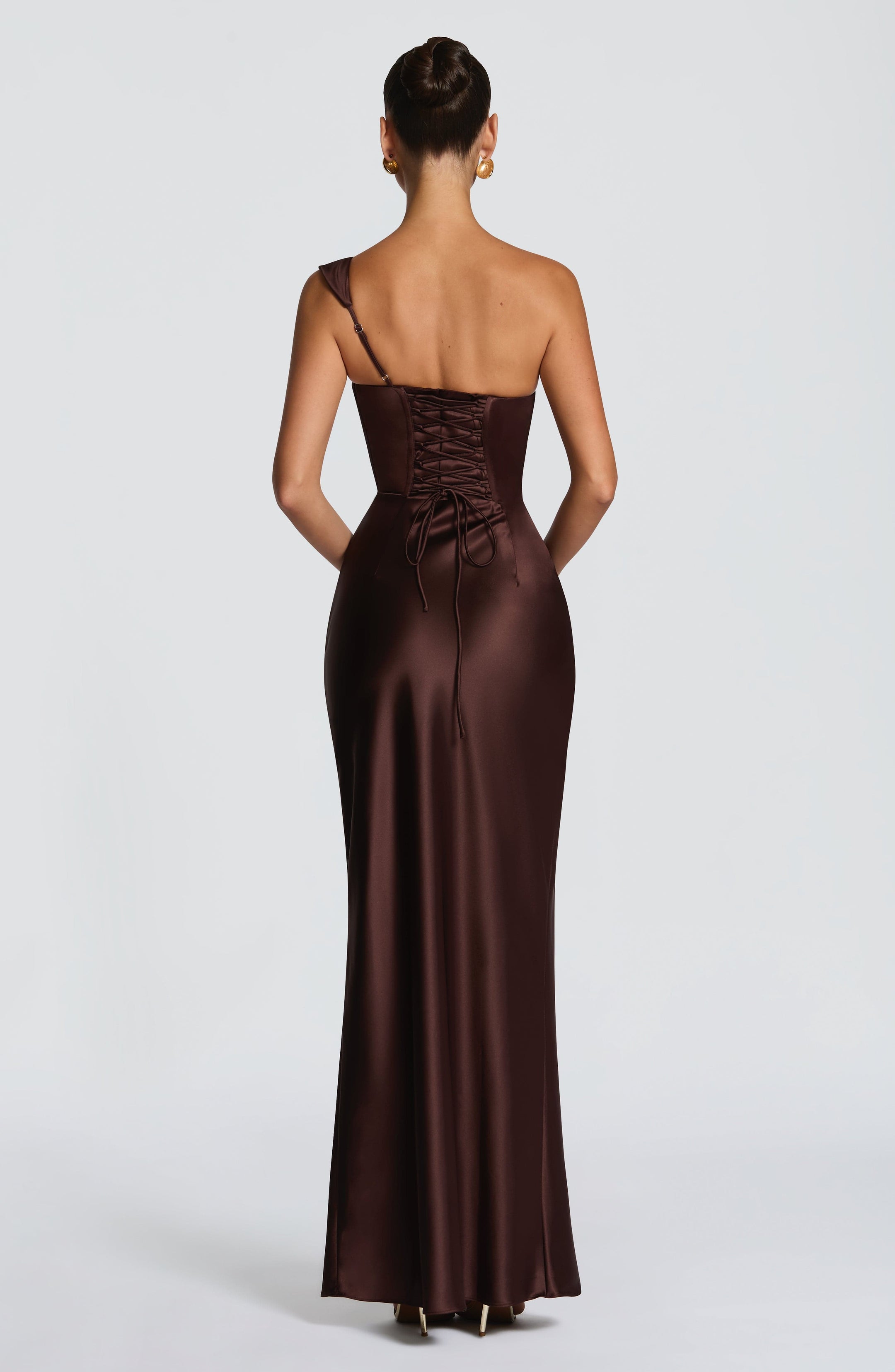 Thalassa Maxi Dress - Plum Brown
