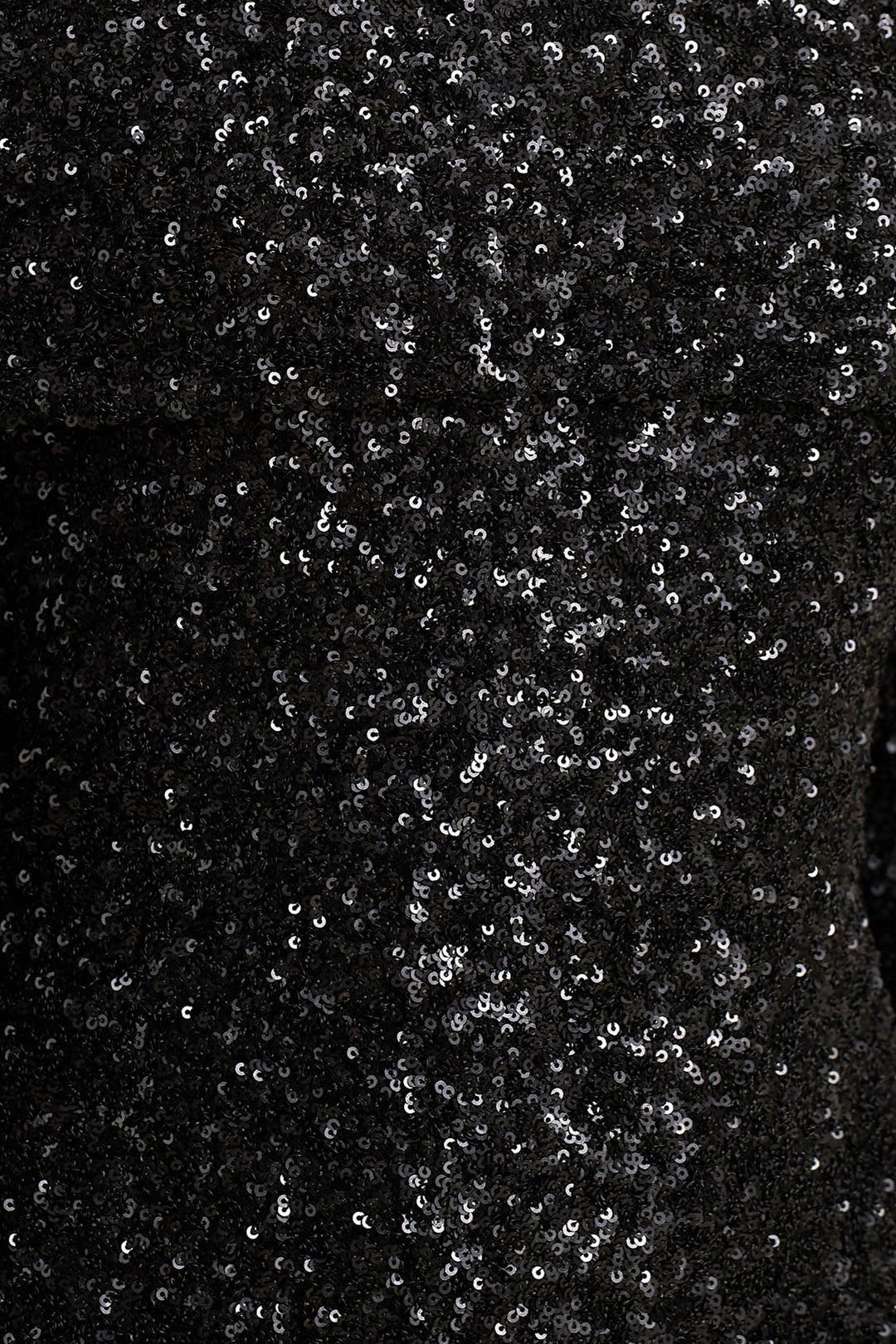 Obsession | Black Sequin Bardot-Neck Maxi Dress With Long Sleeves