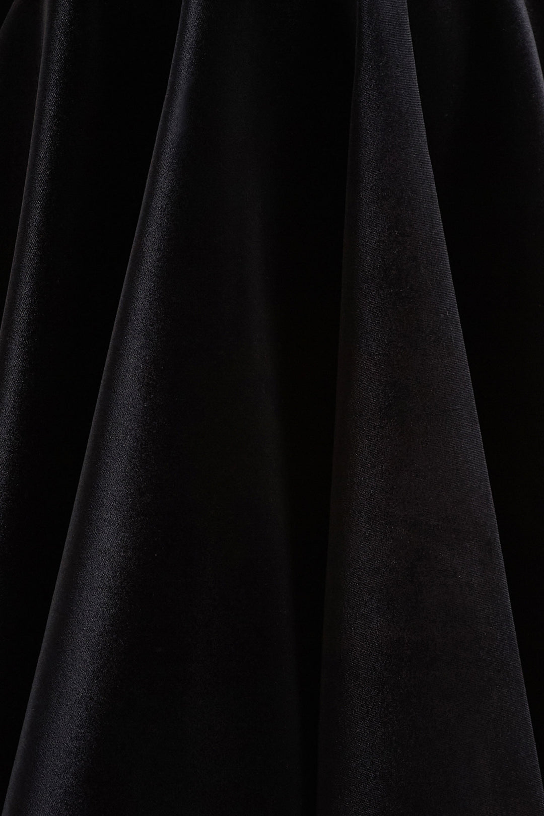 Priya | Black Velvet Mini Dress With Puff Sleeves