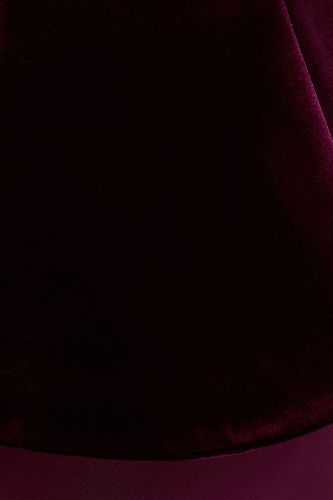 Indulgent | Burgundy Velvet And Satin Bandeau Corset Maxi Dress