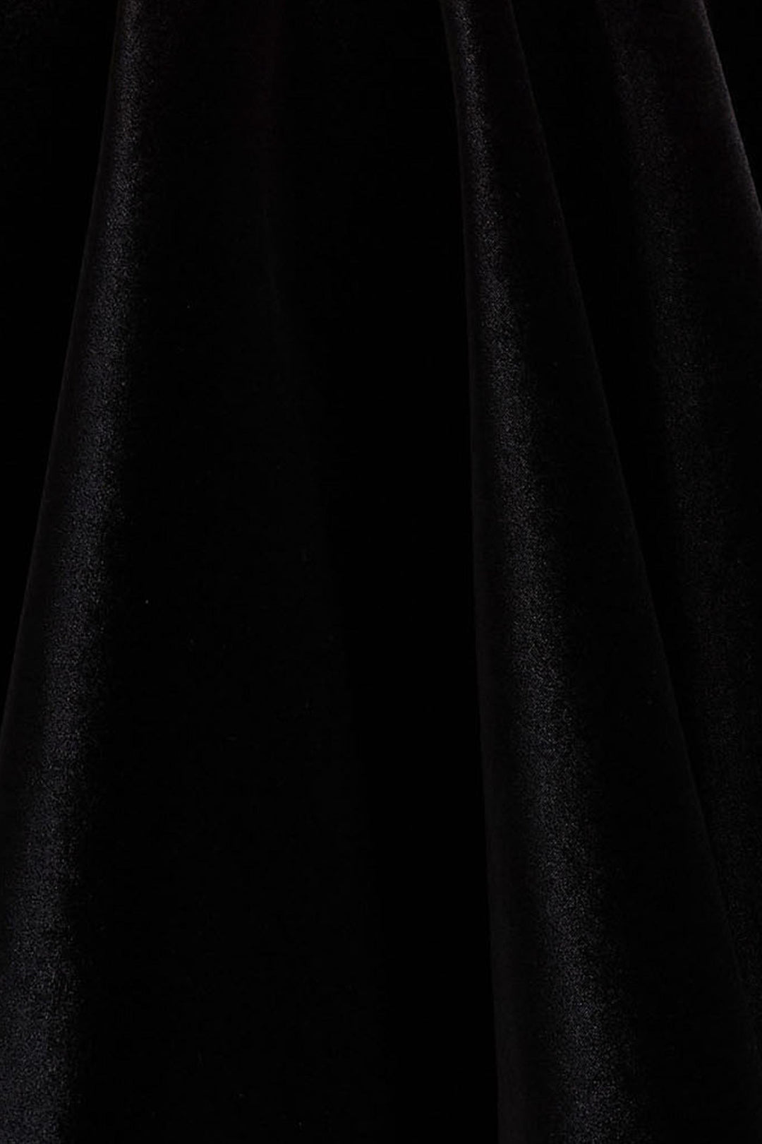 Mirage | Black Velvet Halter-Neck Mini Dress With Skater-Skirt