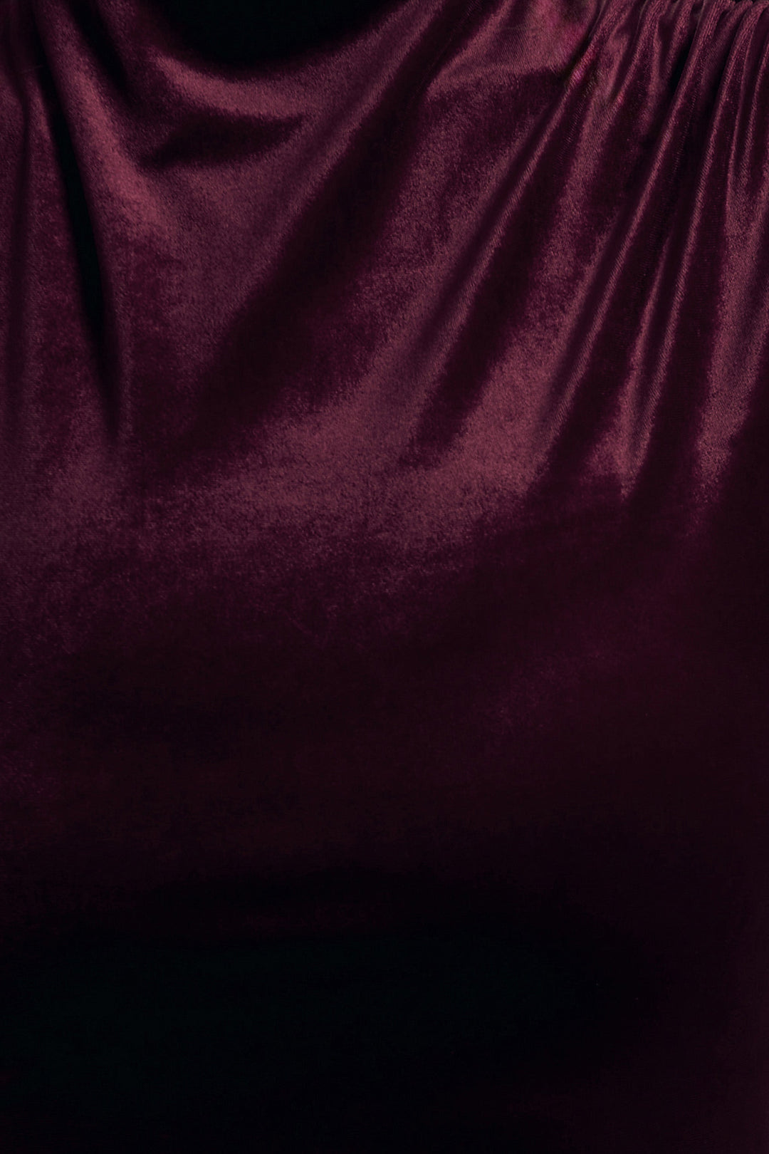 Abilene | Port Velvet High-Neck Split Maxi Dress