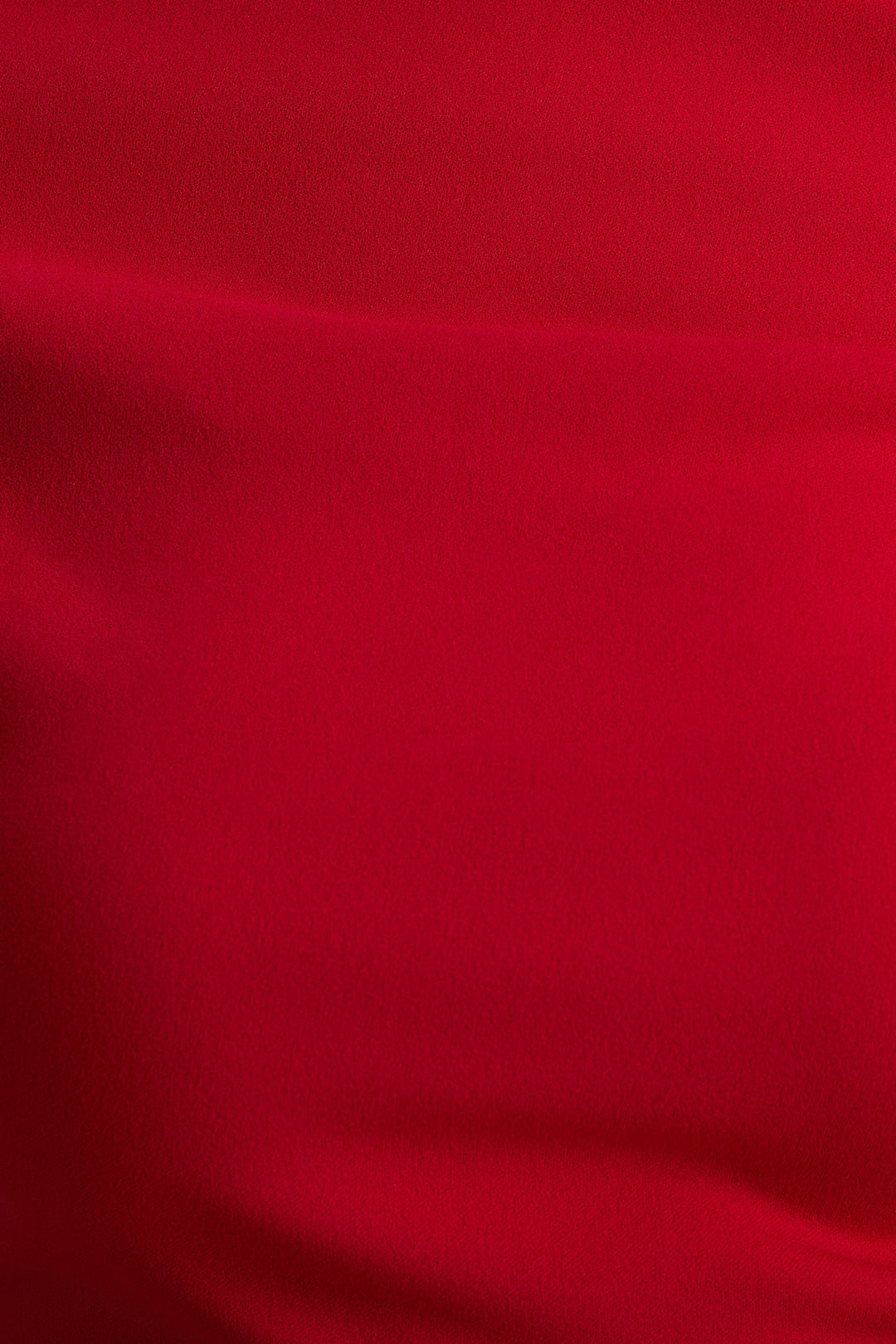 Alexandra | Red Asymmetric-Neck Draped Jumpsuit