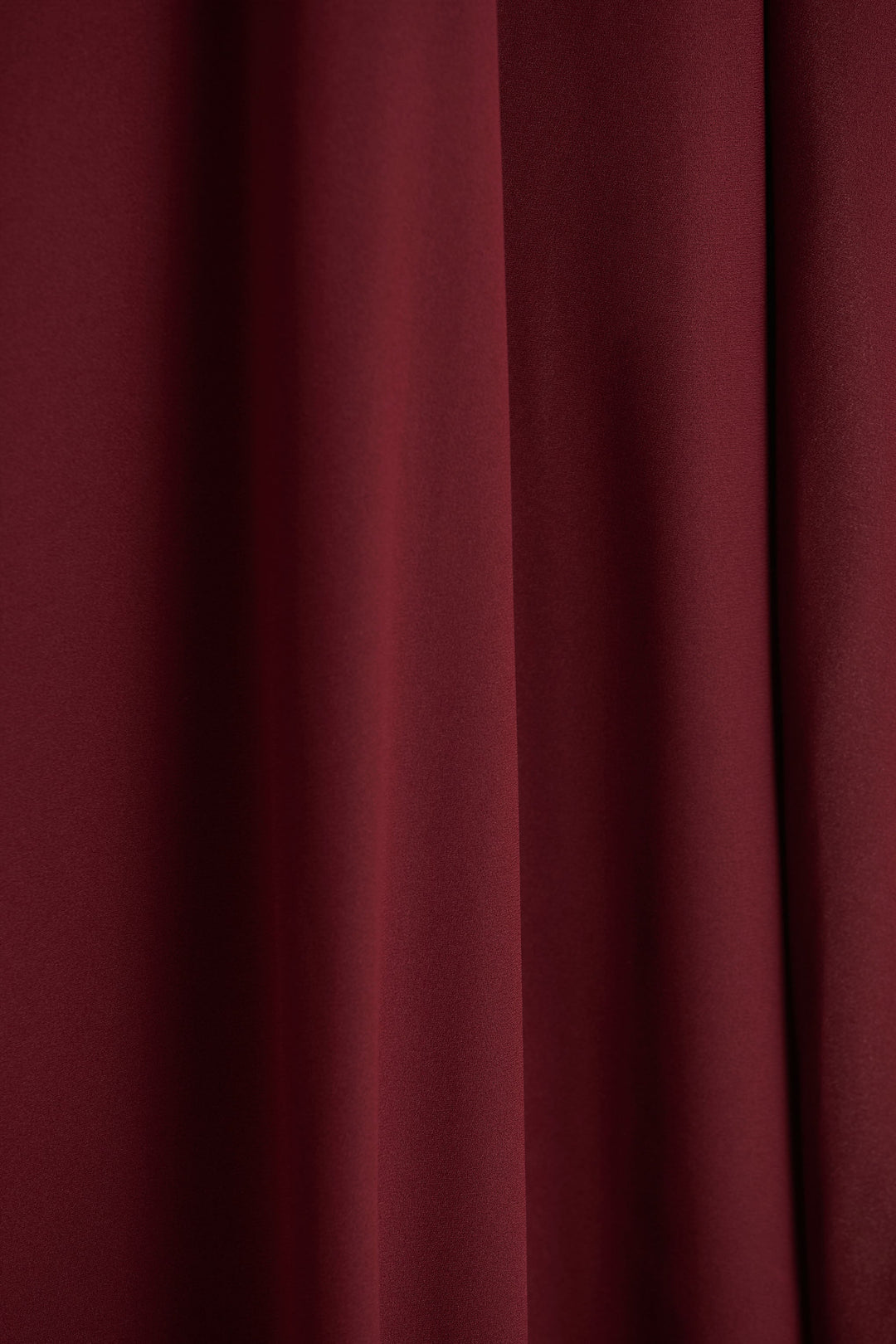 Pristina | Burgundy Boat-Neck Woven Maxi Dress With Cape Detail