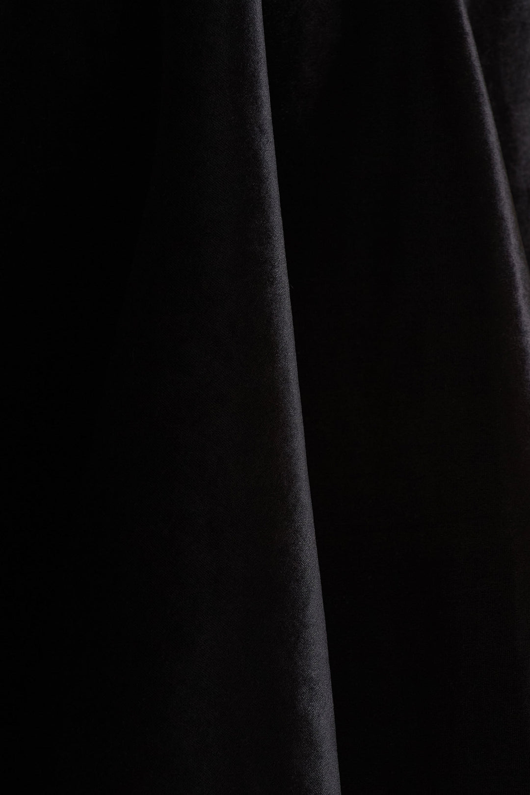 Keeley | Black Asymmetric-Neck Velvet Mini Dress With Bow Detail